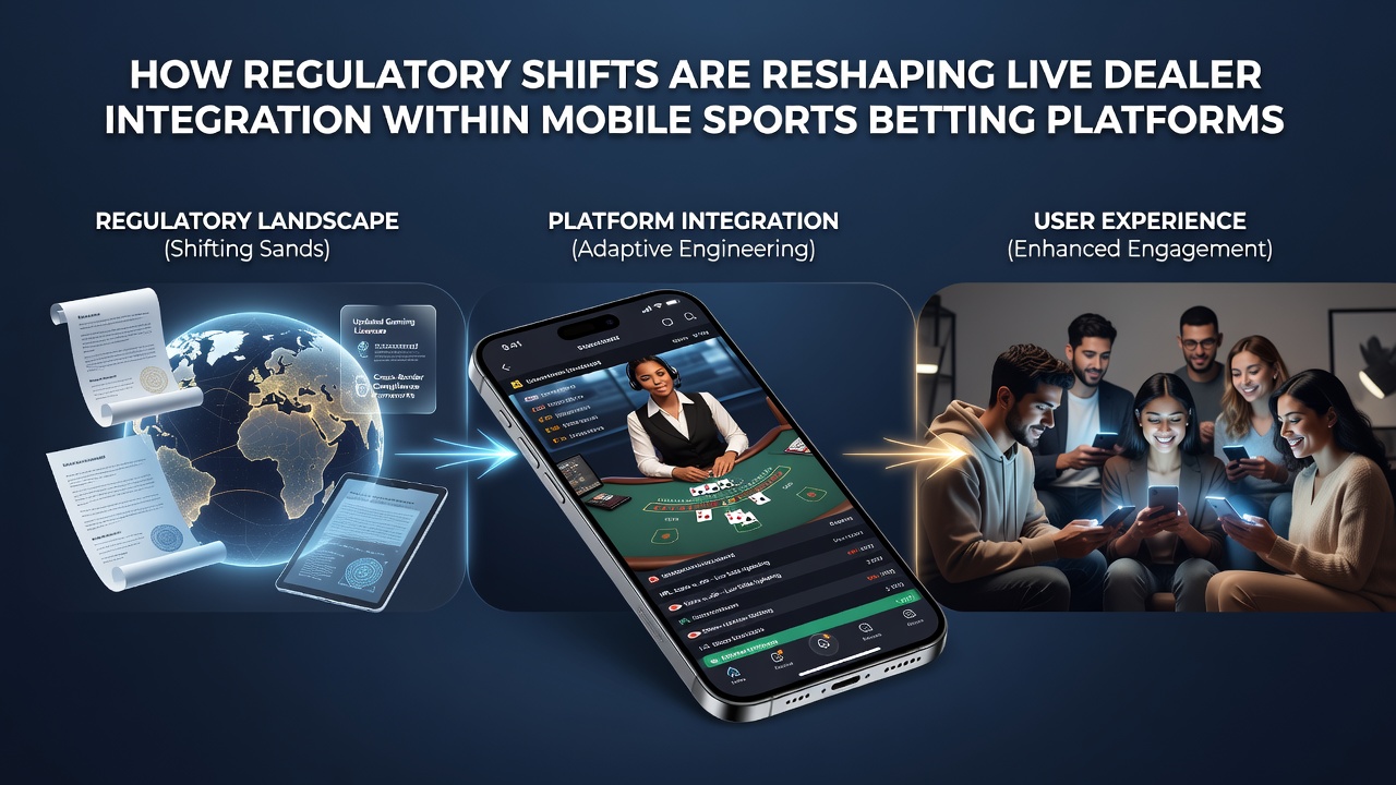 Skærmbillede af live dealer integration i en sportsbetting app